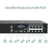 Miniature NVR 8 canaux 8 RJ45 PoE+ 53W HDMI 4K H265 1 HDD AI n°5
