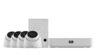 NVR UniFi compact 1 To POE int&eacute;gr&eacute; avec 4 cam&eacute;ras